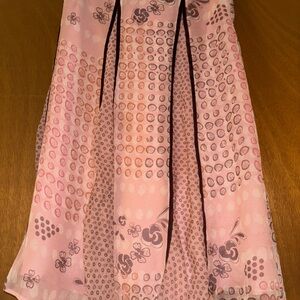 Pink Patterned Women's Skirt